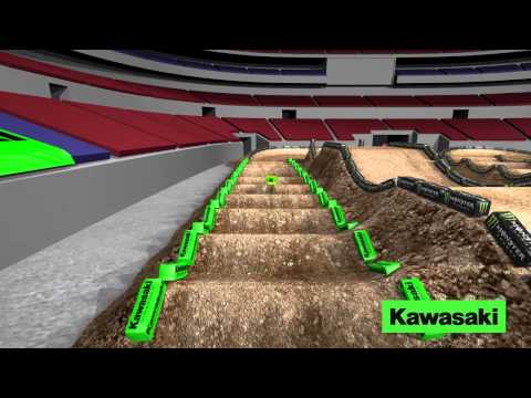 Kawasaki Dynamic Track Map: St. Louis - Round 13 