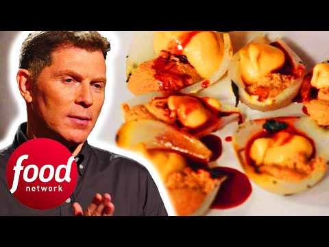 Bobby Flay WOWED By Contestants Take On Liver & Onion That Blows The Judges Away | Beat Bobby Flay