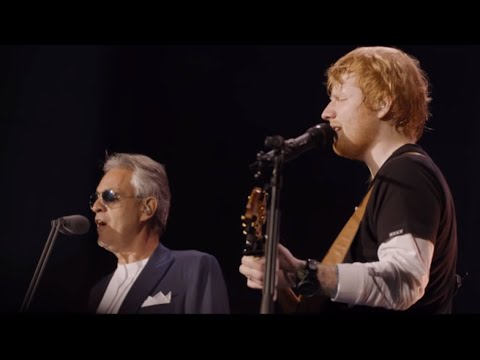 Perfect symphony - Ed Sheeran ft Andrea Bocelli live at Wembley stadium