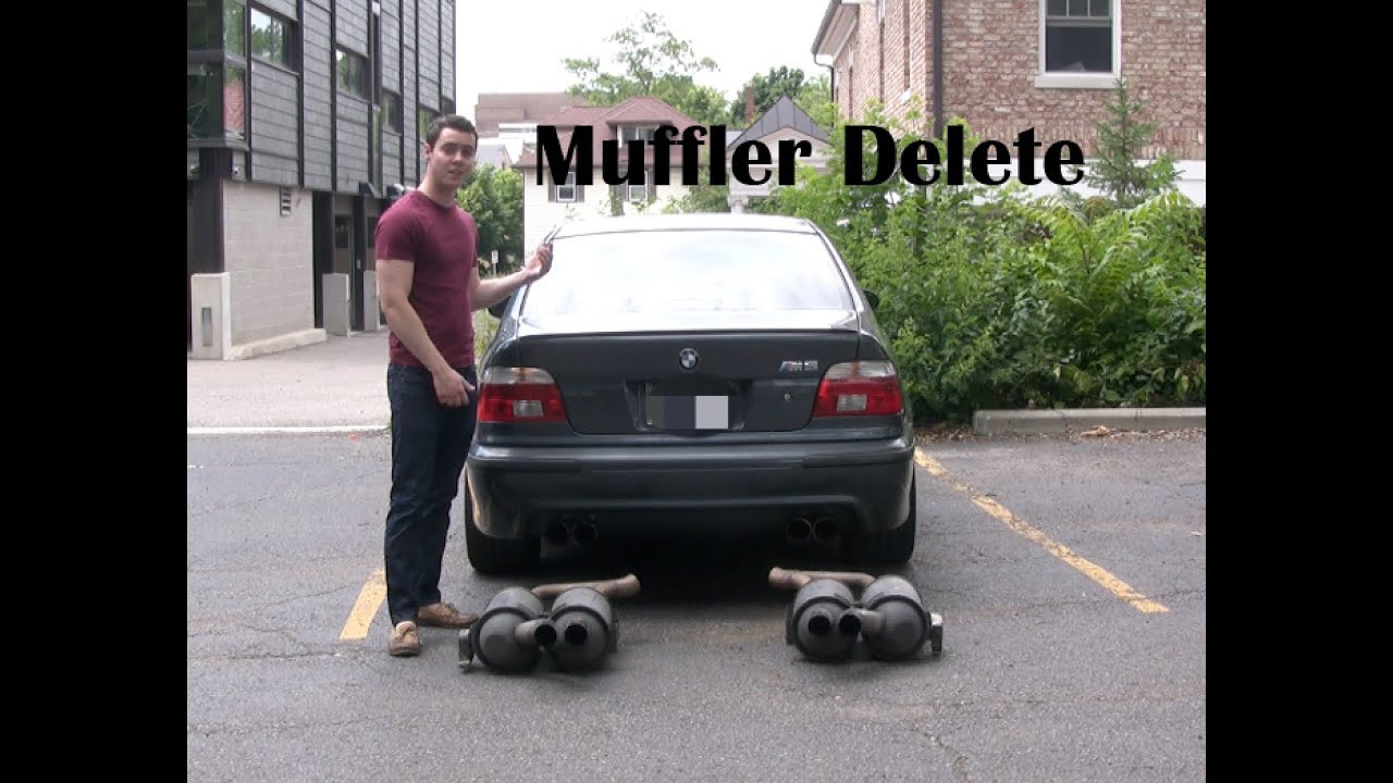What is a muffler delete bmw #6