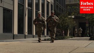 National Guard Troops Patrol Washington D.C. As Trump Weighs Deployment Extension