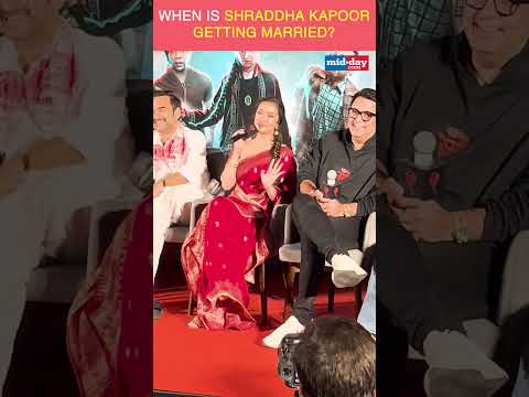 Shraddha Kapoors epic reply about her wedding  Stree 2 