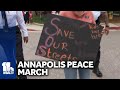 Annapolis peace march held after children shot