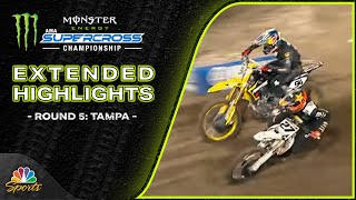 Supercross 2025 - Round 5, Tampa | EXTENDED HIGHLIGHTS | 2/8/25 | Motorsports on NBC