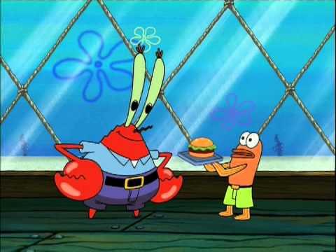 Spongebob: Mr. Krabs is Cheap - YouTube