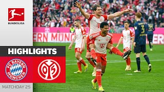 Goal festival in the Allianz Arena! | Bayern München — Mainz 05 8-1 | Highlights | MD 25 – BL 23/24