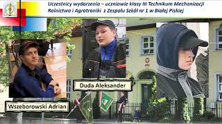 Lekcja otwarta w Zespole Szkół nr 1 w Białej Piskiej. Zajęcia praktyczne z eksploatacji maszyn rolni