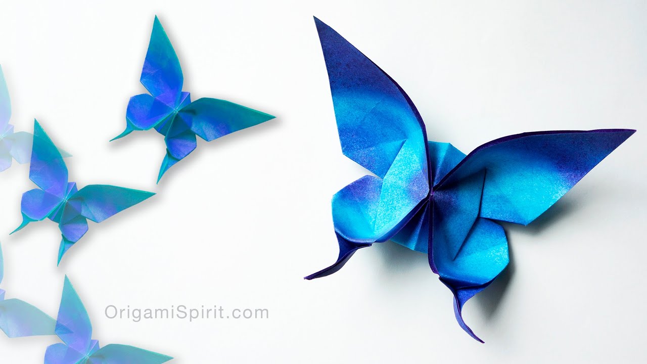 Origami Butterfly Mariposa UPDATED VERSION YouTube