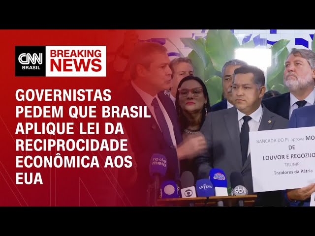 Governistas pedem reciprocidade às tarifas de Trump | CNN ARENA