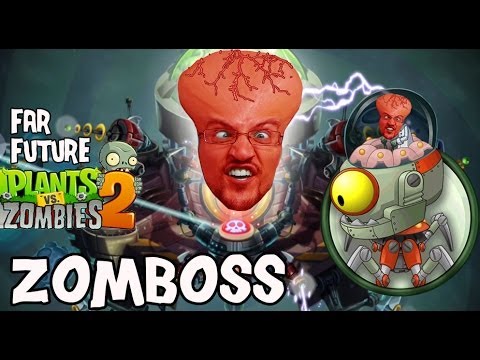 Lets Play Plants Vs. Zombies 2: Dad Vs. Zomboss Far Future 