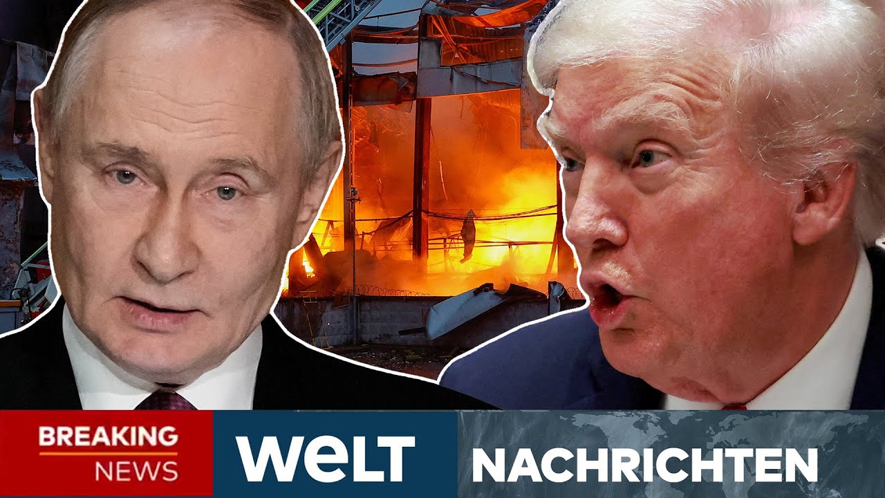 UKRAINE-KRIEG: Trump tobt! Vorerst kein Dialog mit Putin! Russland attackiert Kiew I WELT LIVESTREAM