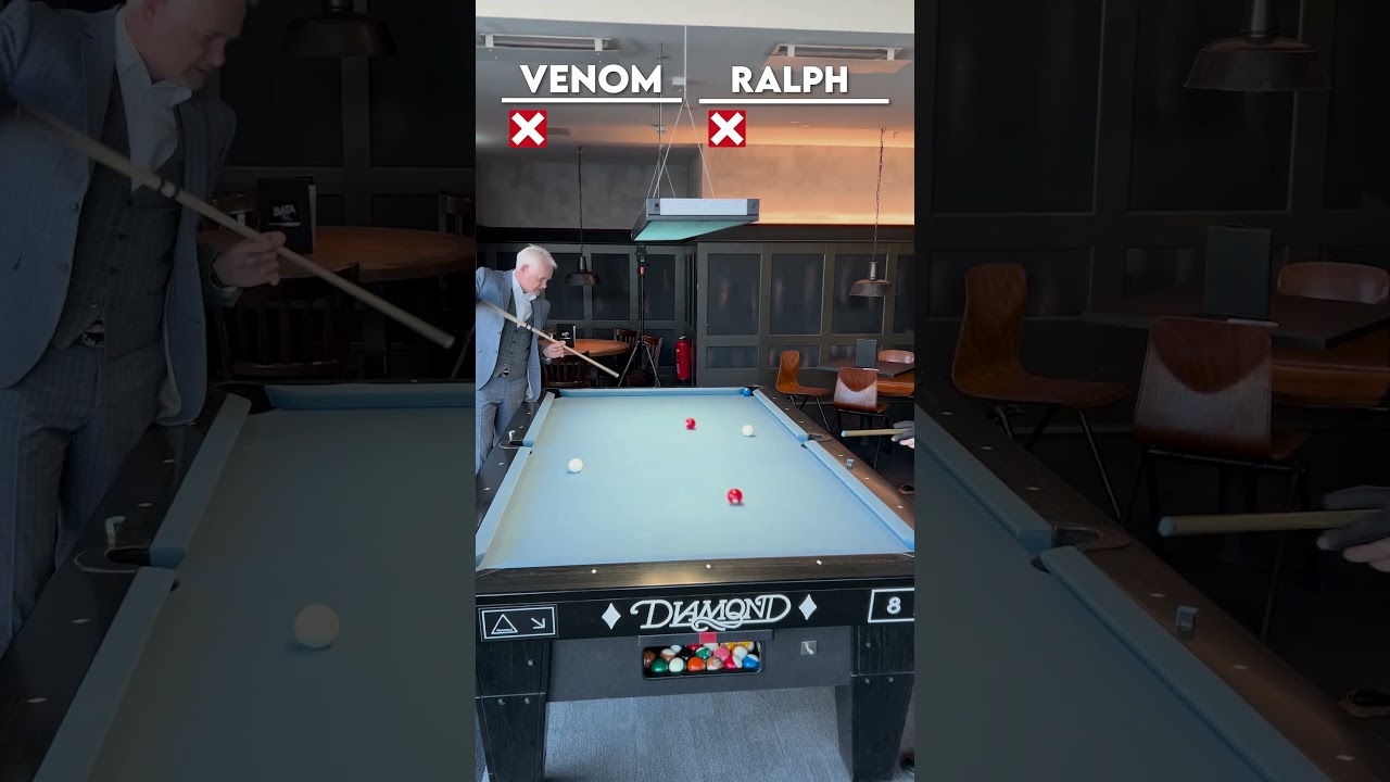 Pro X Pro - Duo Pool Tricks Ralph Eckert & Venom Trickshots 🎱❌✅
