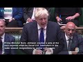 U.K. Prime Minister Johnson Faces Lawmakers After Mass Resignations From His Cabinet  - 01:30 min - News - Video