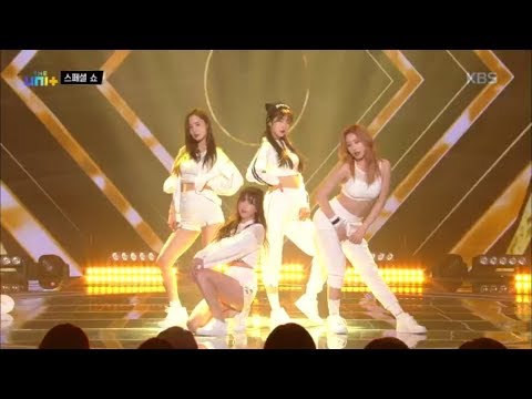 더 유닛 The Unit - Treasure + One Time + Don‘t Let Me Down - 이수지·우희·의진·지엔.20180224