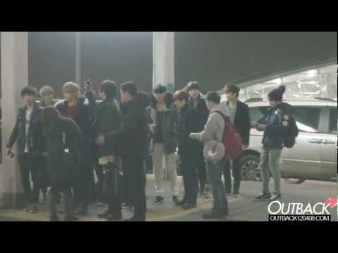 130114 EXO 인천공항(Incheon Airport) 출국 1080p