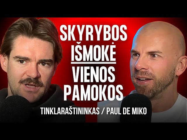 PAUL DE MIKO: Nemalonios skyrybos, naujas butas, Youtube verslas, politinė pozicija | TG 074