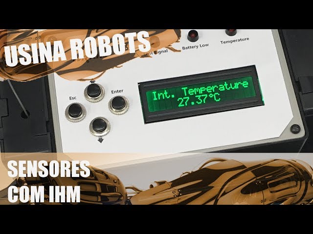 SENSORES COM IHM | Usina Robots US-2 #105