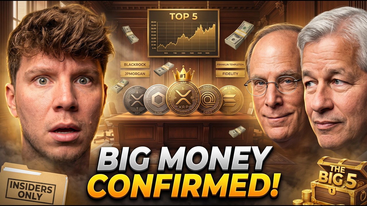 Ripple XRP CAUGHT: BlackRock JPMorgan Franklin Templeton Are All Buying These 5 Coins Right Now!