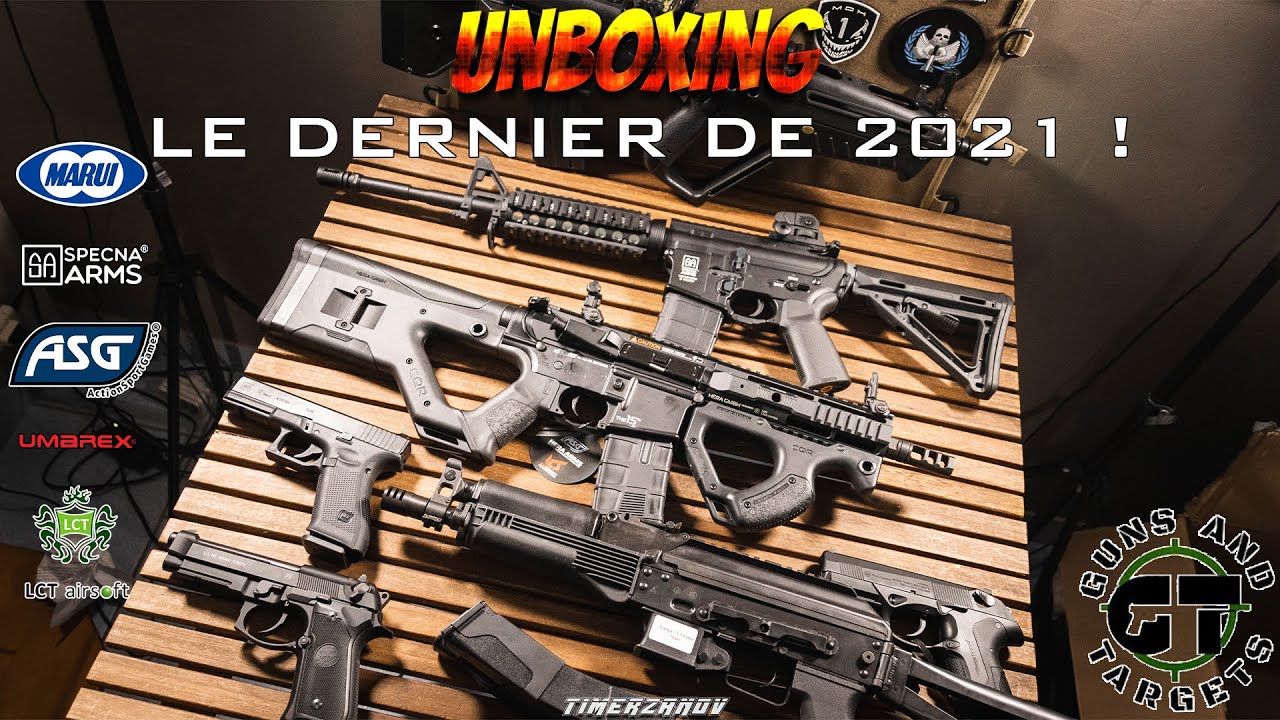 UNBOXING AIRSOFT - LE DERNIER DE 2021 ! (GUNS AND TARGETS)