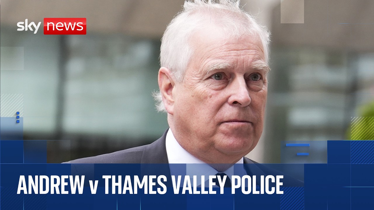 Andrew's legal action against Thames Valley Police under way