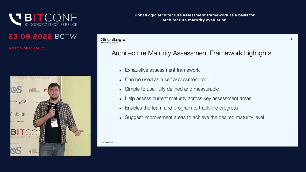 BITconf 2022 - [Anton Muzhailo] GL arch. assessment frmwrk as a basis for arch. maturity evaluation