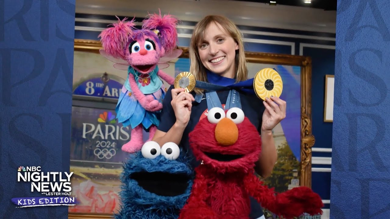 Tag along Elmo's Olympic adventure to get an inside look at the games | Nightly News: Kids Edition