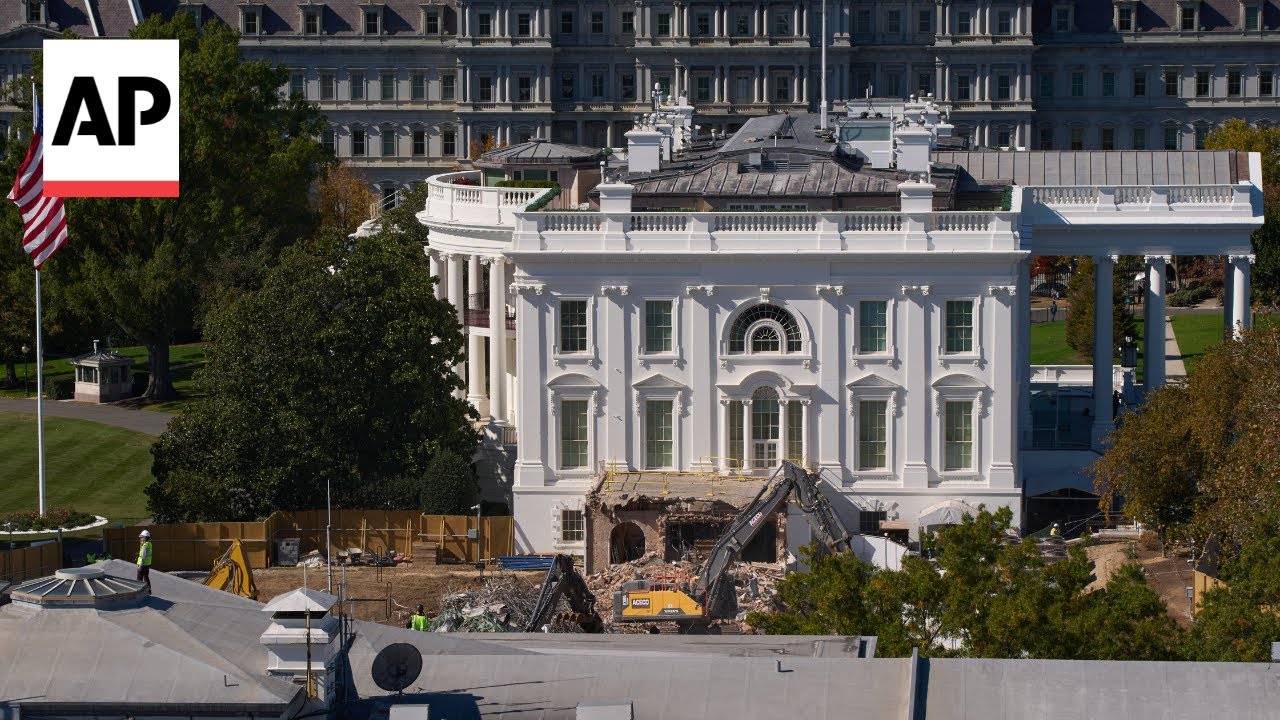 AP photographer describes shock at seeing entire East Wing demolished
