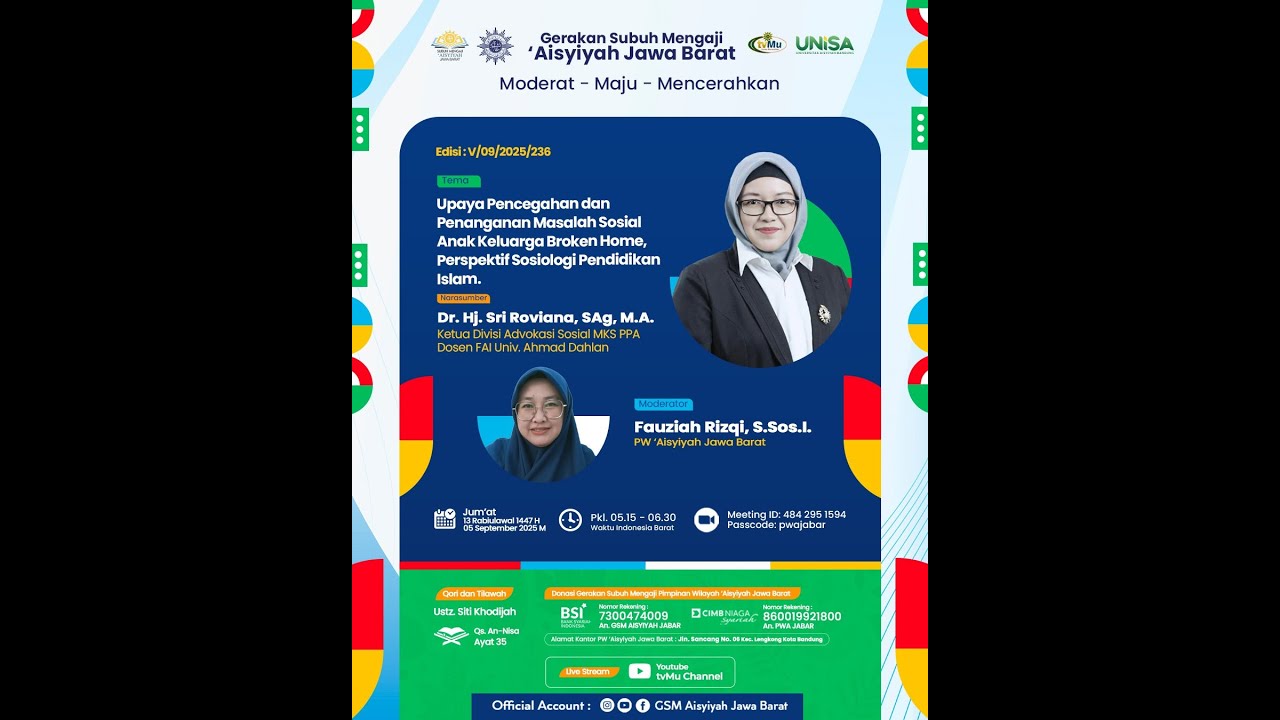 GSM | Upaya Pencegahan dan Penanganan Masalah Sosial Anak Keluarga Broken Home - MuhammadiyahNews.com