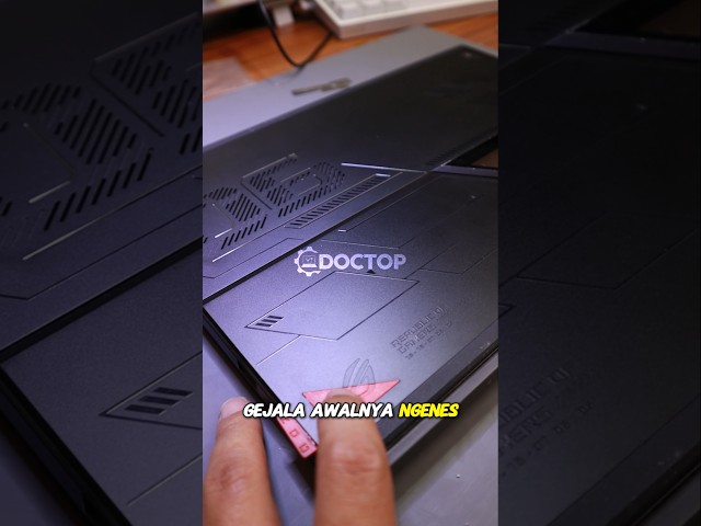 NASIB APES ROG FLOW RUSAK PROSESSOR KARENA CHARGER! #servicelaptop #rogflow #laptopgaming