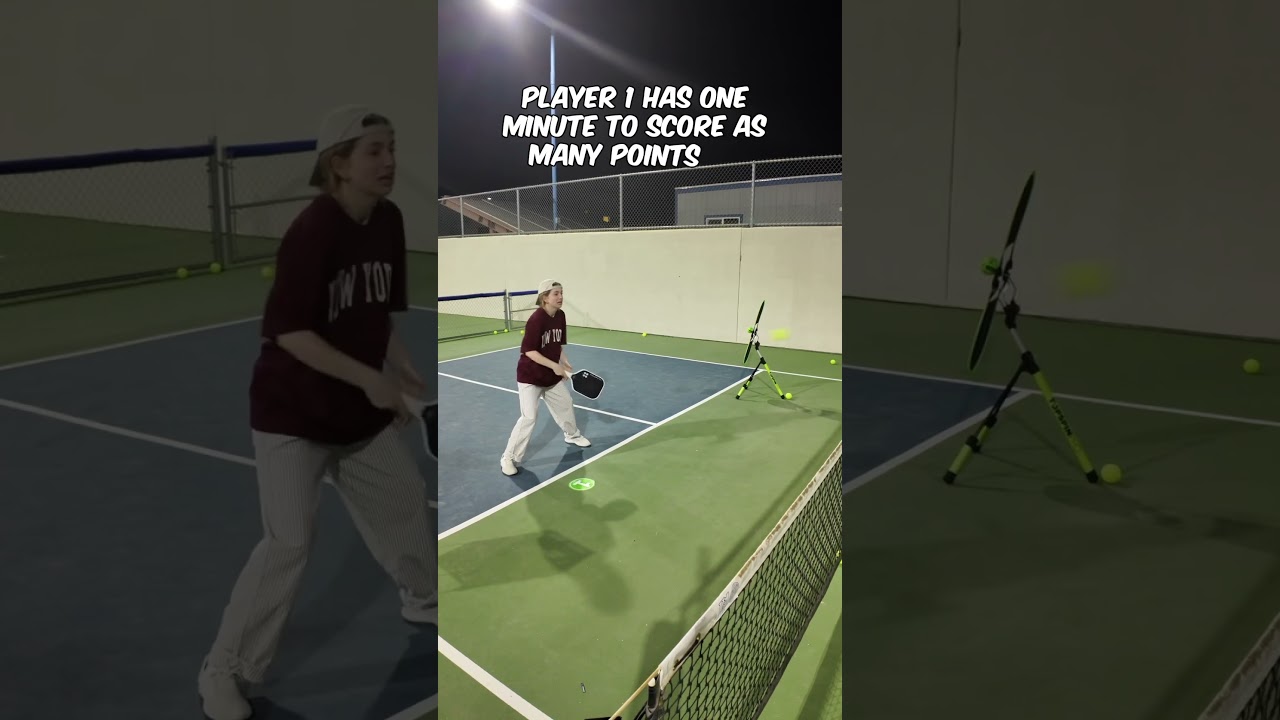 Helpful pickleball drill