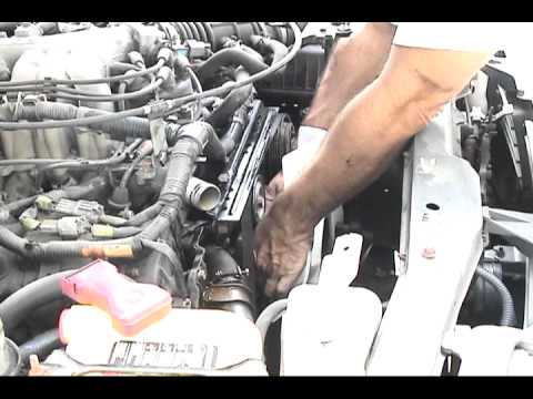 How to change timing belt on nissan frontier #5
