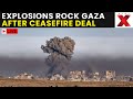 Israel Attacks Gaza Again LIVE: Explosions Over Gaza Hours After Ceasefire, Hostage Deal Gets Final