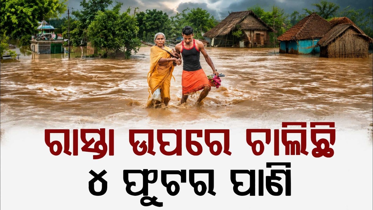 Flash Floods In Dwarasuni Ghati At Mayurbhanj | Traffic Halted Due To Heavy Rain | Argus News