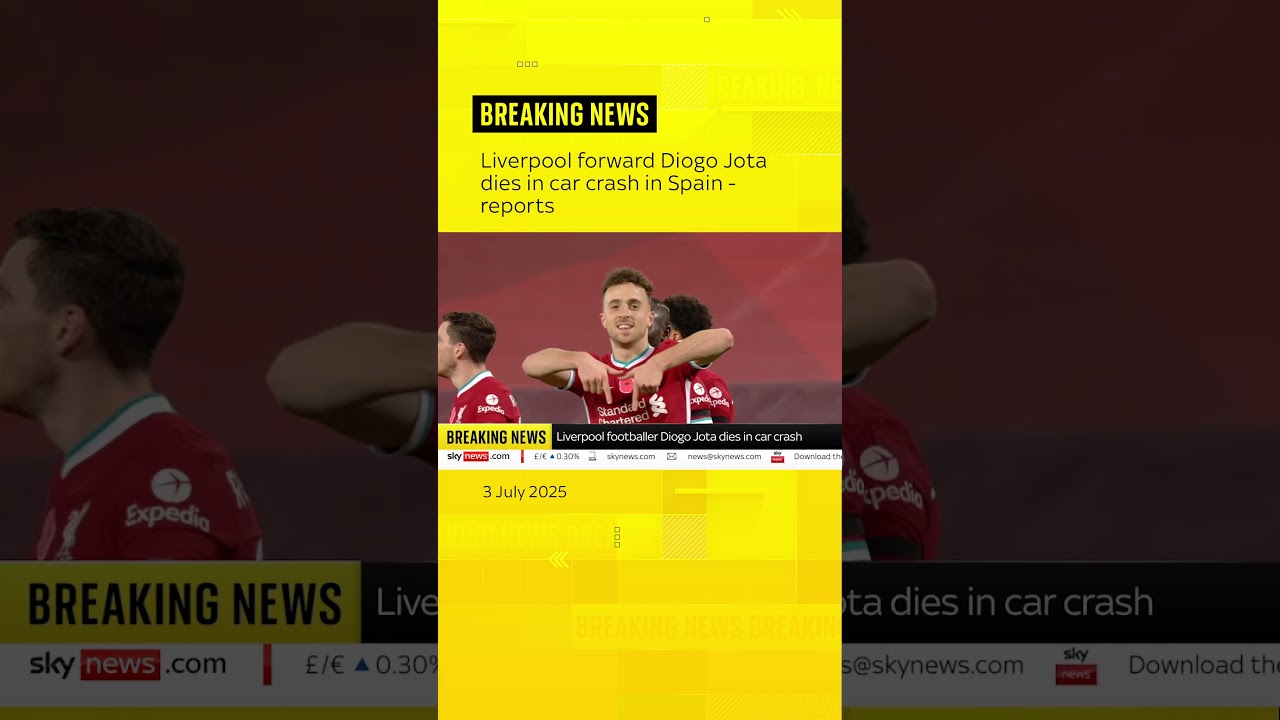 Liverpool Diogo Jota forward killed in car crash in Spain