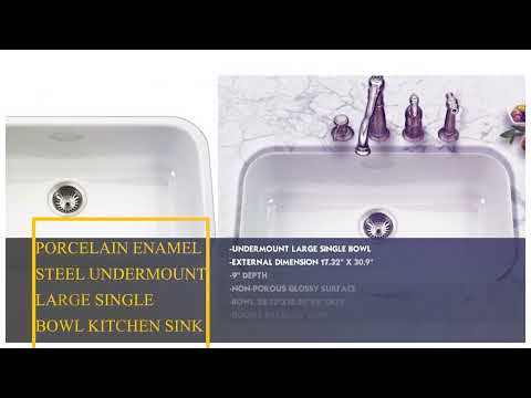 Poreclain Enamel Undermount Sinks