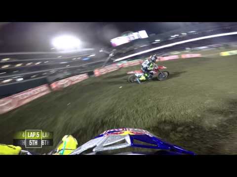 ONBOARD WITH JAMES STEWART AND OTHERS AT THE AMA SUPERCROSS IN OAKLAND