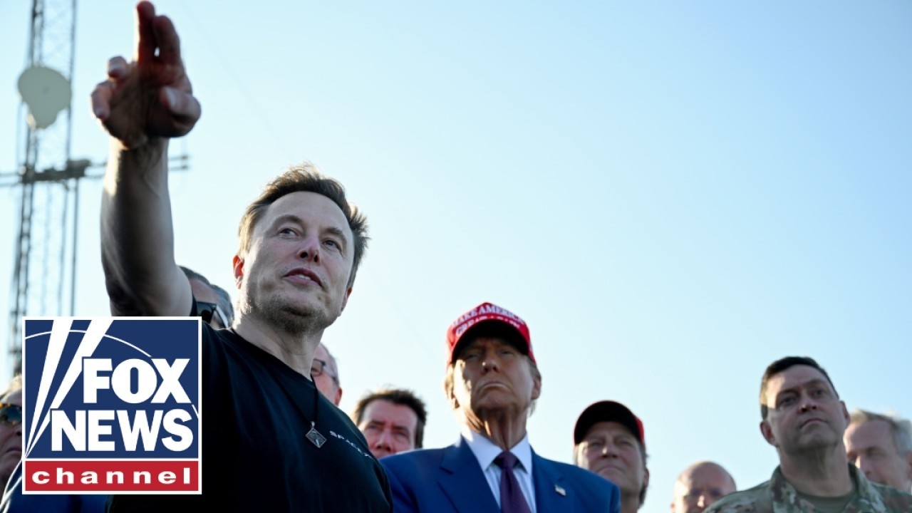 Trump attends SpaceX launch with Elon Musk, vows to lead in space exploration