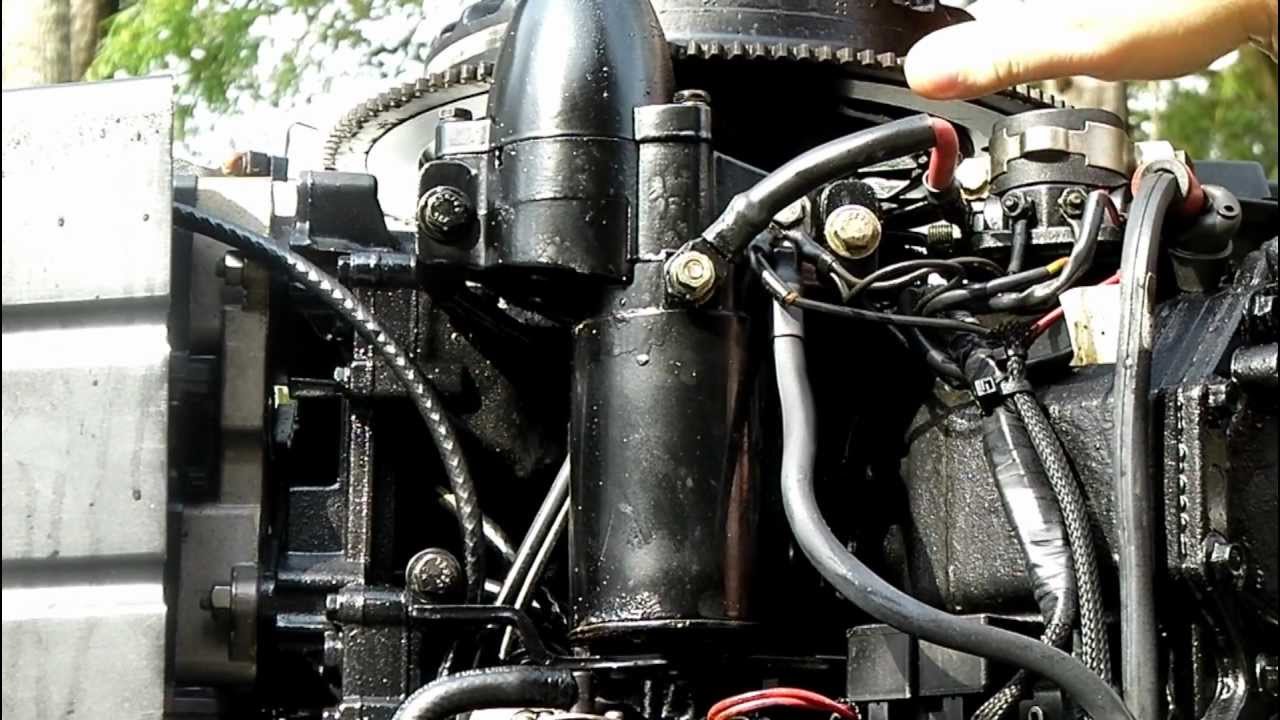 HowToInAFew: Changing an Outboard Motor's Starter - YouTube 1998 omc wiring diagram 