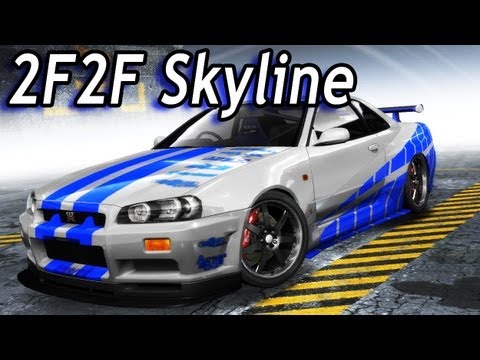 Nissan skyline 2 fast 2 furious in nfs carbon #2