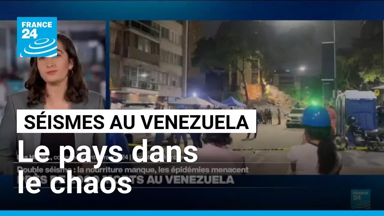 Séismes au Venezuela : entre manque de nourriture et risque d'épidémies • FRANCE 24