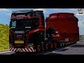 Red Mammoet heavy/special transport trailer skin