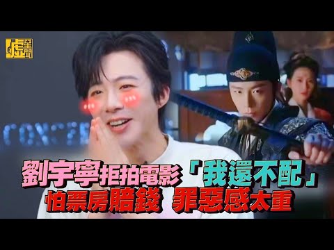 劉宇寧拒拍電影「我還不配」 怕票房賠錢 罪惡感太重