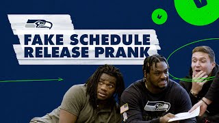 Seahawks Fake Schedule Release Prank