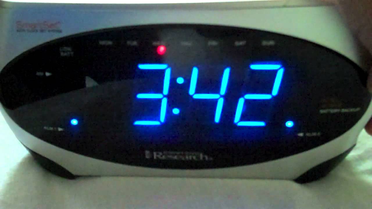 Emerson Research Alarm Clock Manual