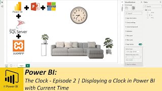 Power BI:The Clock - Episode 2 | Displaying a Clock in Power BI with Current Time using SQL & XAMPP