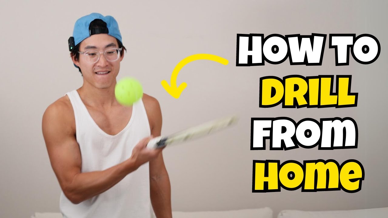 HOW TO DRILL FROM HOME | Pickleball Drills 102 (Intermediate to Advanced Level)