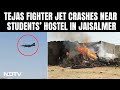 Plane Crash In Jaisalmer | First-Ever Crash Of Tejas Fighter Jet In Rajasthans Jaisalmer