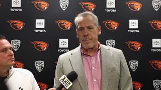 Oregon State Press Conference: Scott Barnes (Oct. 13, 2025)