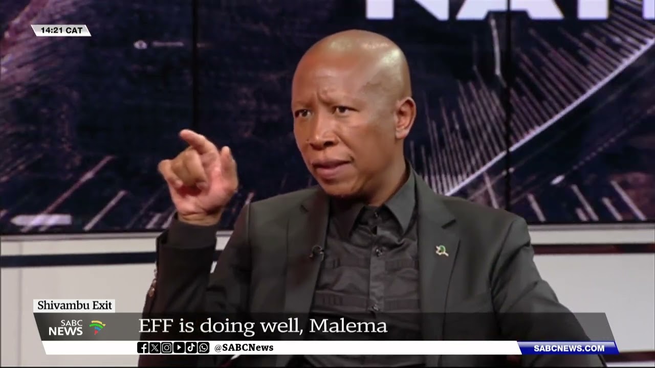 Malema on Face the Nation | EFF is doing well, says Malema