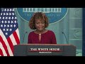 LIVE: Karine Jean-Pierre holds White House briefing | 4/15/2024  - 00:00 min - News - Video